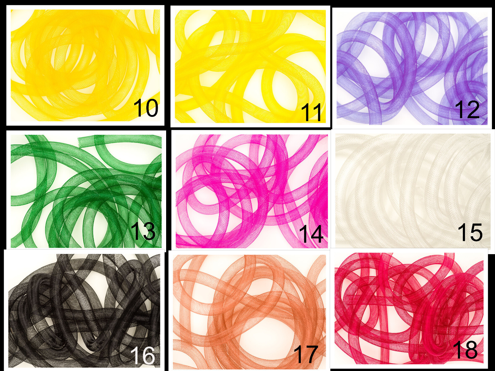 DreadLab – Tubular Crin 10mm Medium (5 Meters) Dreadlock Cyber Gift