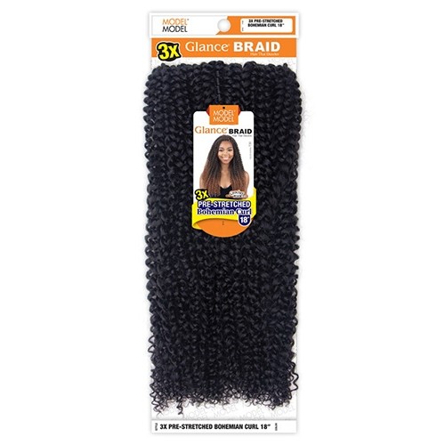 3X Pre-Stretched Bohemian Curl 18″