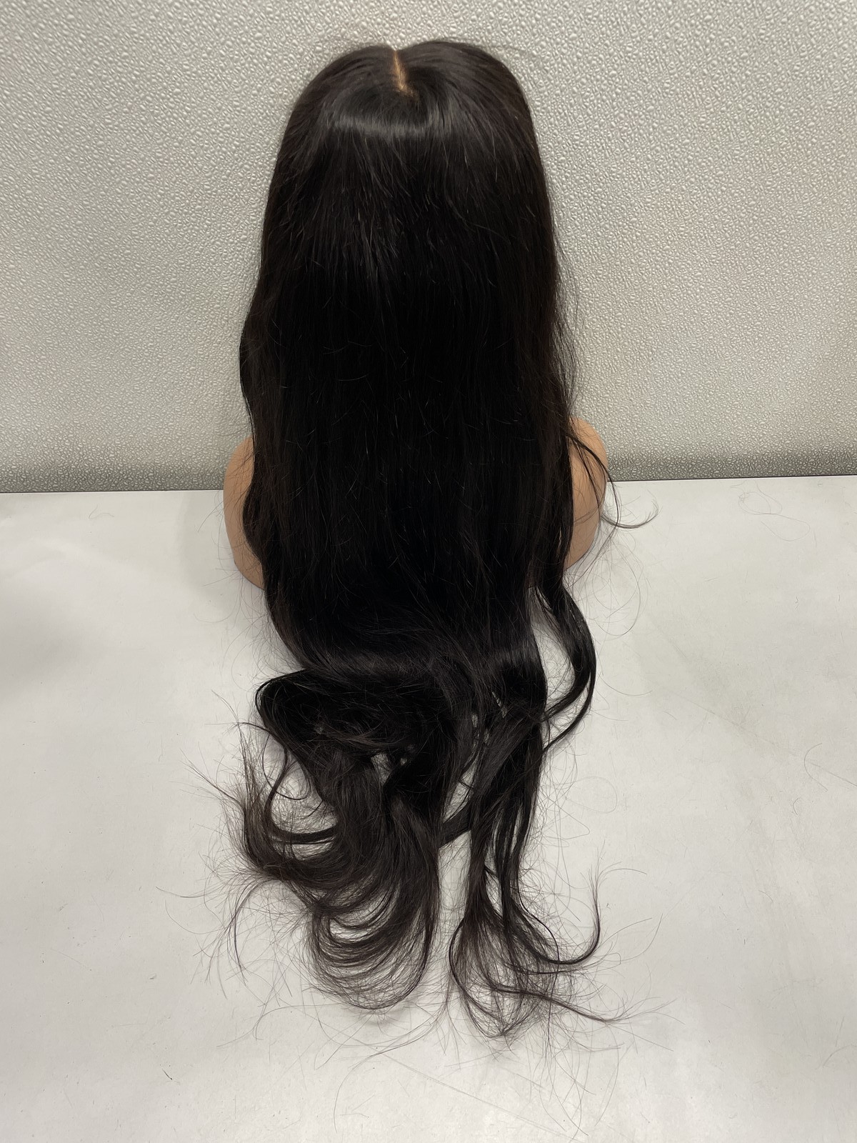 Wowangel Natural Black Human Hair 250% Density Lace Front Wig, 30″