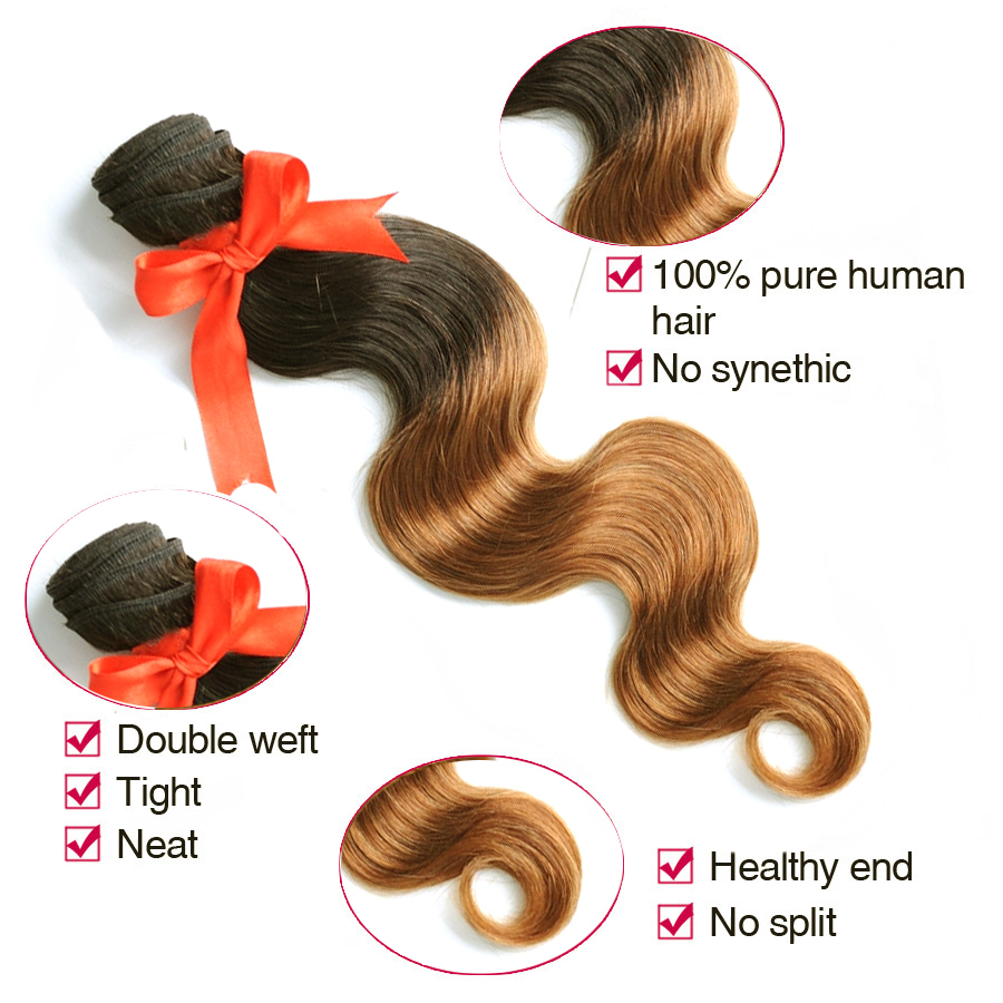 Body Wave Virgin Human Hair Wavy 1 or 3 bundles