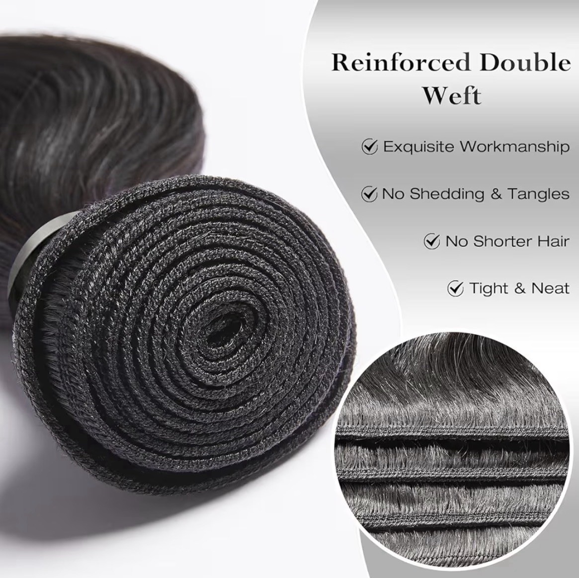 ASHINE Cambodian Raw Human Hair Body Wave Bundles 20 22 24 Inch 3 Pack New