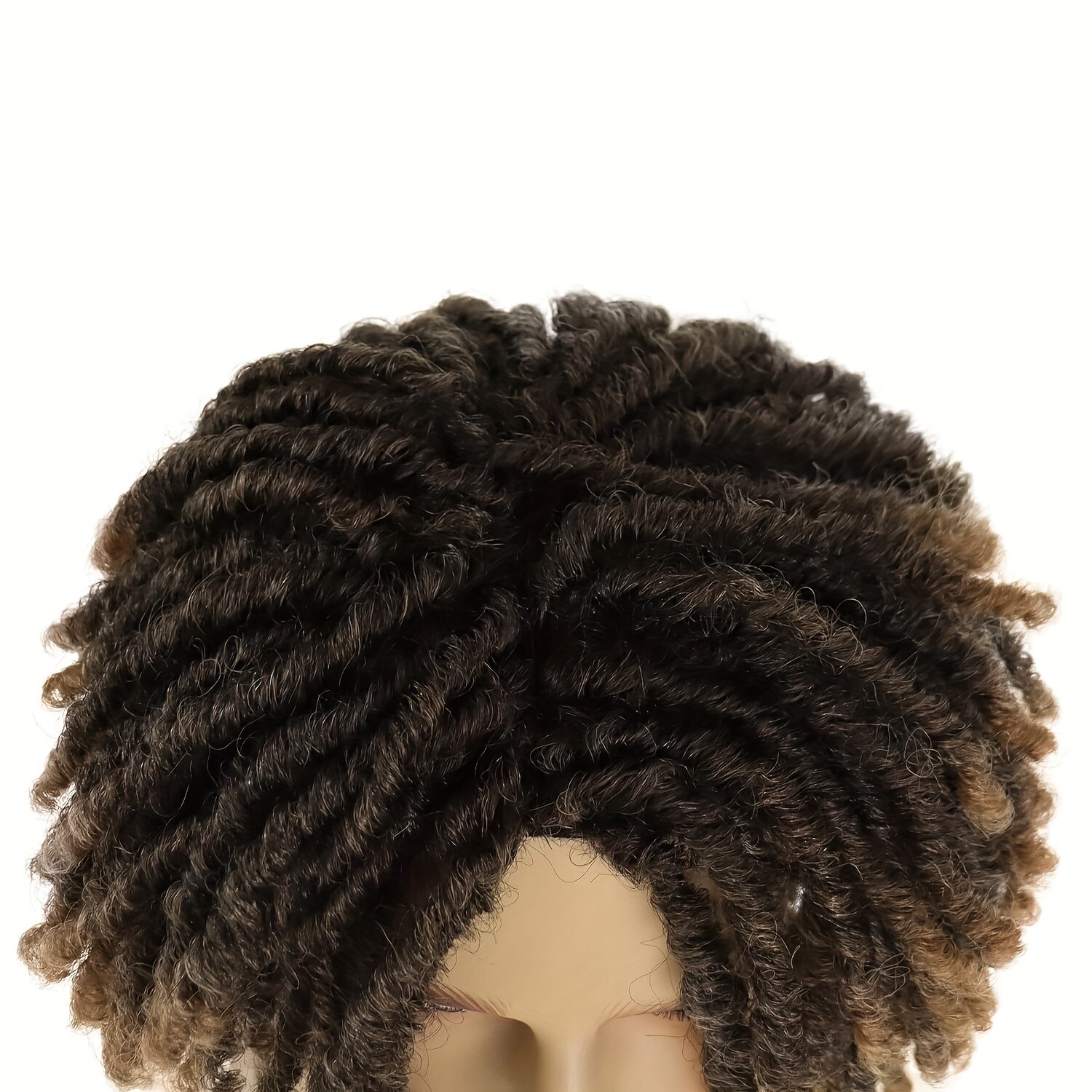 6Inch Short Braided Wig For Man Black Crochet Twist Hair Synthetic Wig Braids