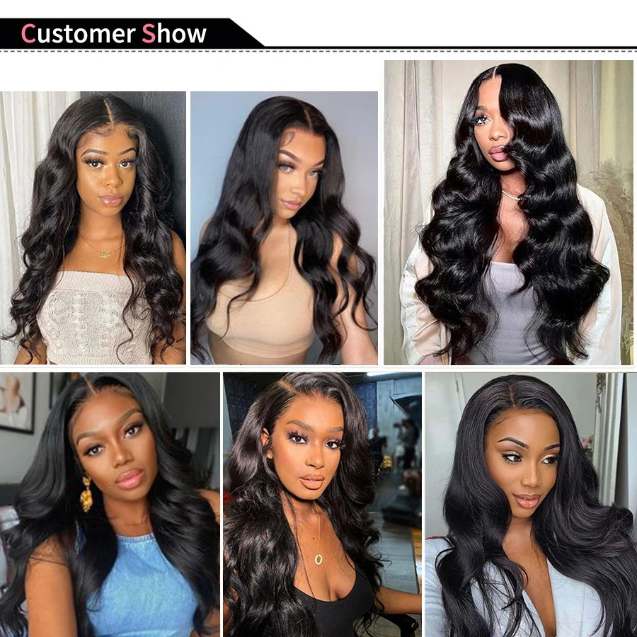 Body Wave Bundles Human Hair Natural Black Brazilian Hair Weave Bundles Human
