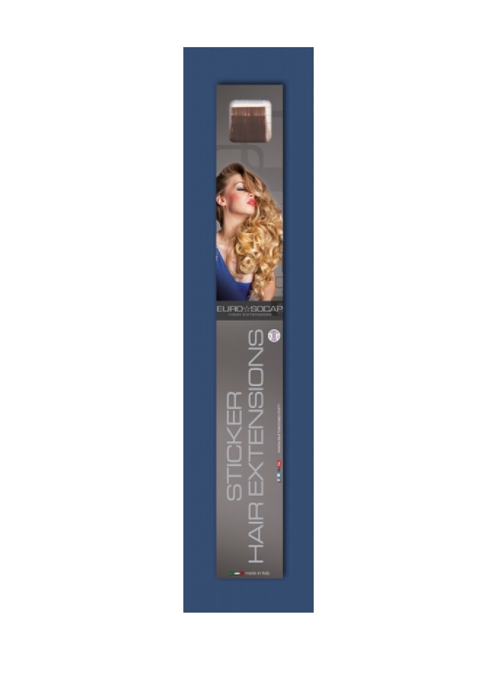 Euro So.Cap Sticker Hair Extension 18″ and 22″ (CHOOSE COLOR)
