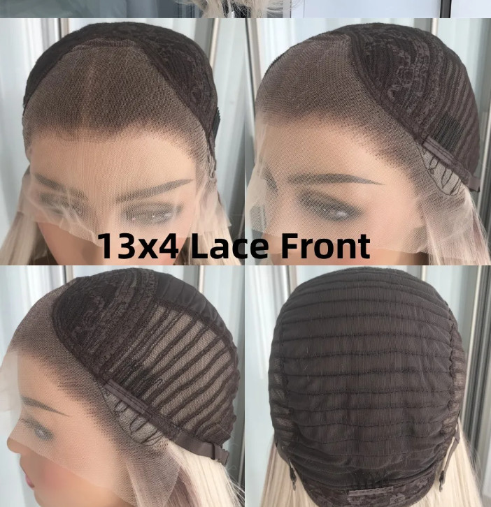 Short Layered Honey Blonde Mix Synthetic Hair Wigs Women Soft Natural Daily