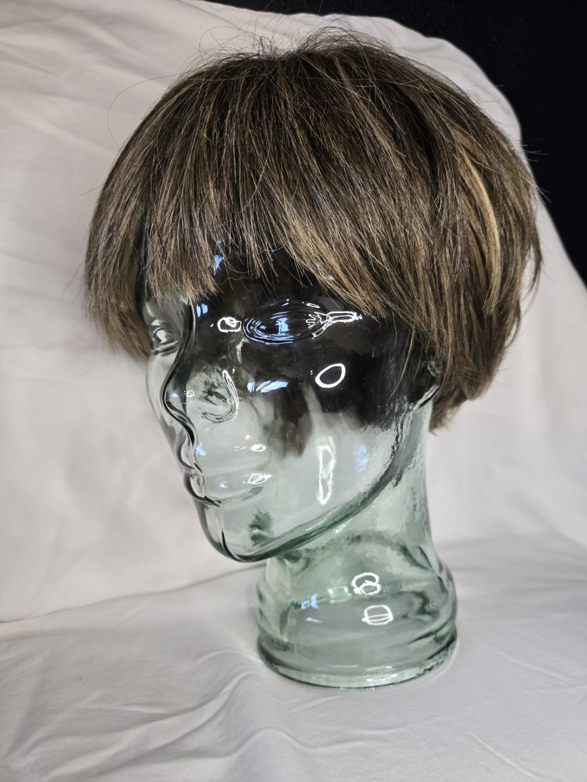 Weft Lace Top Wig Hairpiece Small/medium Adjustable Acrylic Highlights