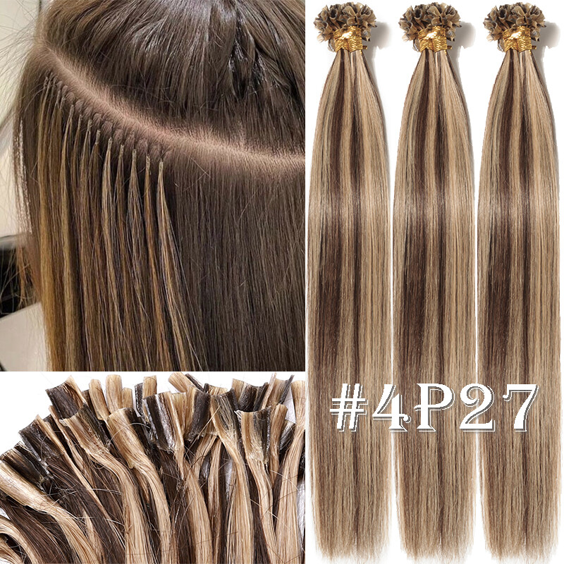 CLEARANCE Nail U Tip Hair Extensions Real Remy Human Hair Ktip Fusion Pre Bonded