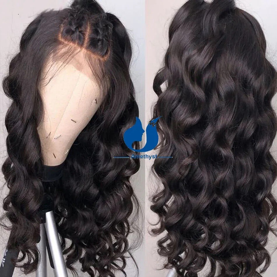 Body Wave Human Hair 5.5X4.5 PU Silk Base Closure Wig Wavy 4X4 Lace Closure Wig