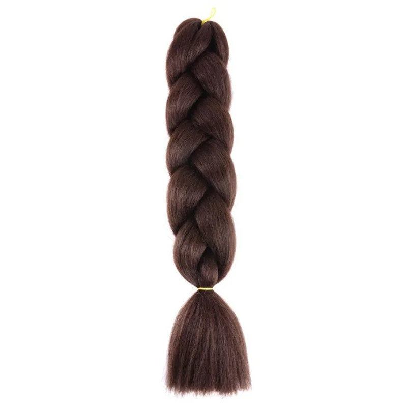 24Inch Synthetic Yaki Straight Braiding Hair Extensions for Women Dreadlocks