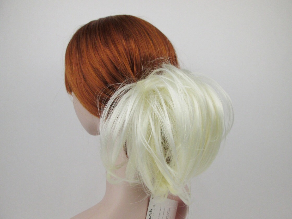STRAIGHT HAIR FOXTAIL HAIRPIECE W/ BENDABLE WIRE EXTENSIONS HAIRDO PONYTAIL BUN