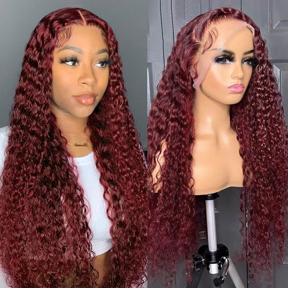 13×4 HD Transparent Lace Front Wigs Human Hair Pre plucked Bleached Knots