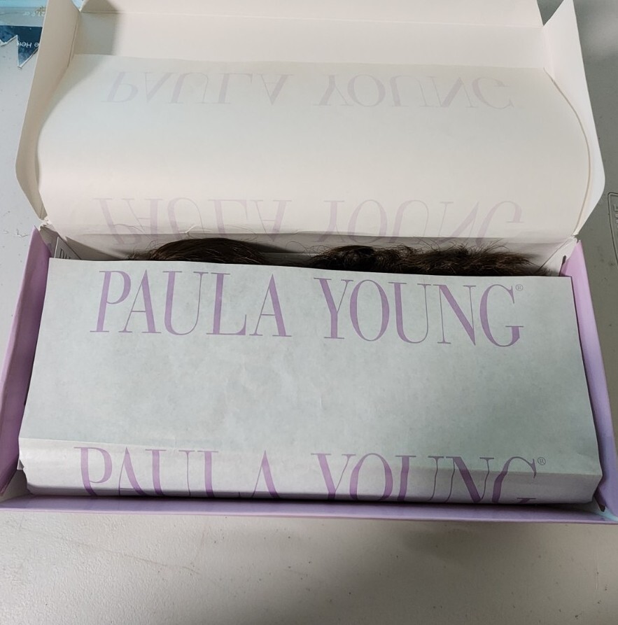 Paula Young Joy A3269 Brunette Short Wavy Bangs Wig Fun Casual Curl