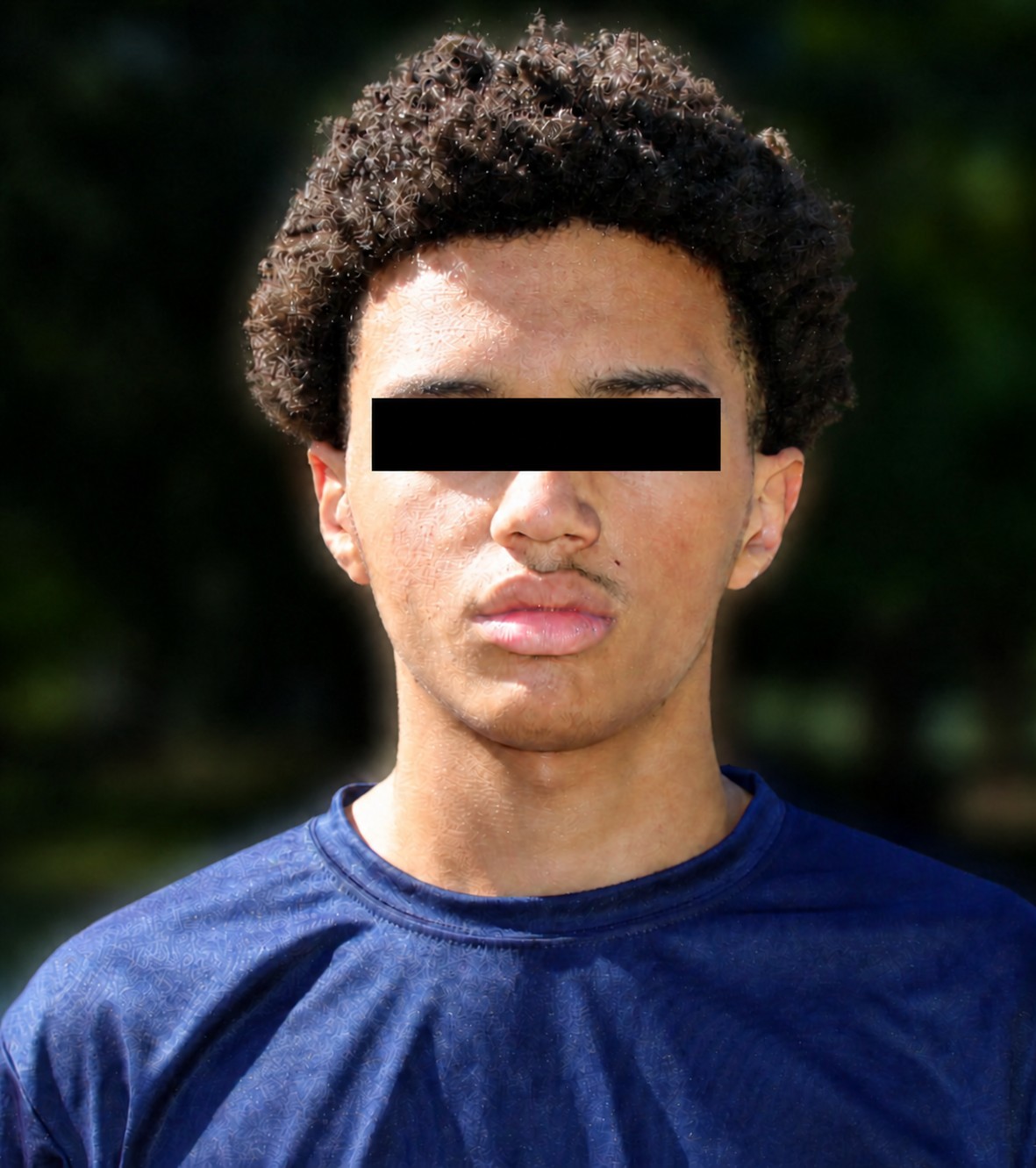 Entire Head of Human African Hair Cut from 17 year old Male