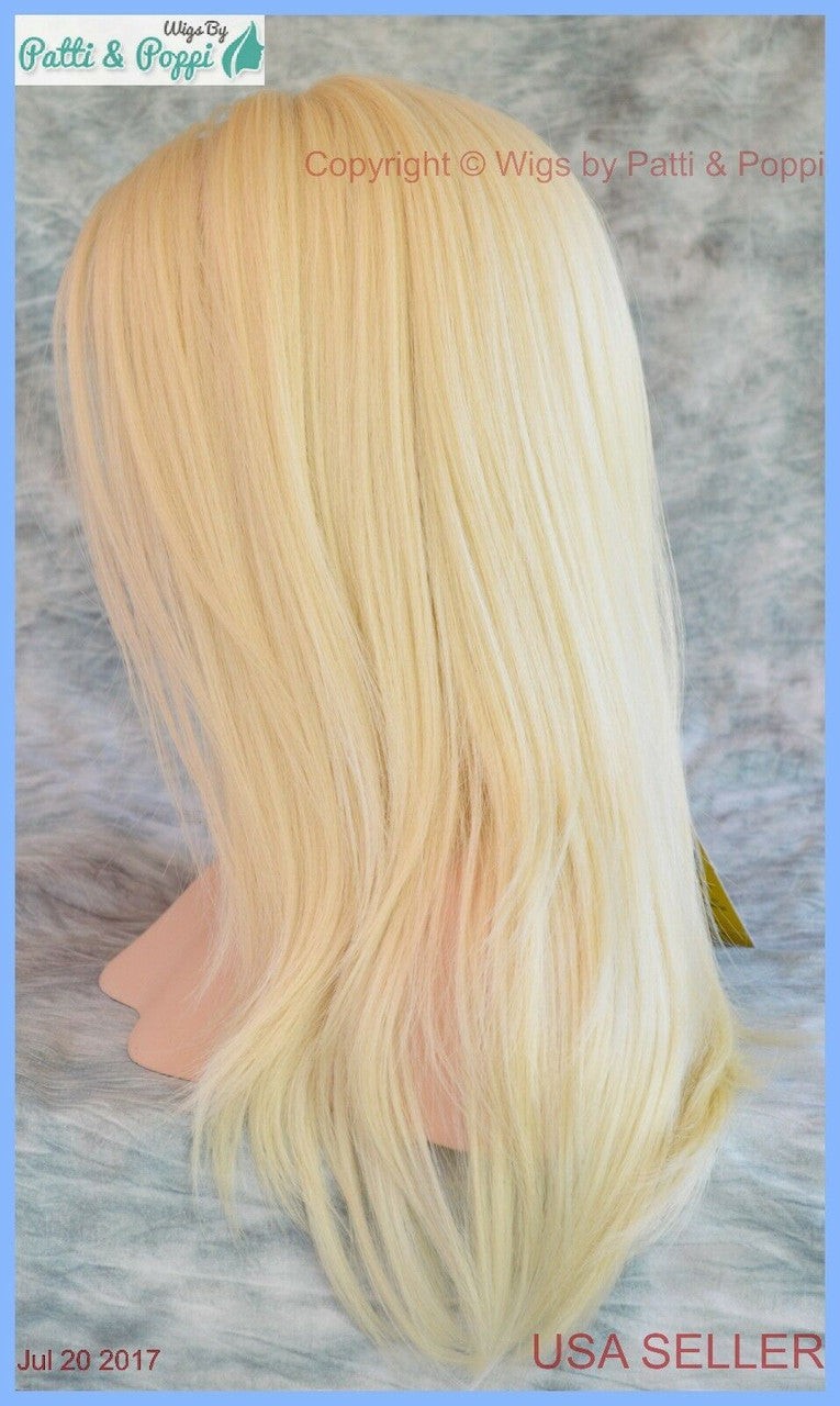 Sepia Swiss Lace Front Wig 4X4 Silk Top Heat Safe Long Thick Color 613