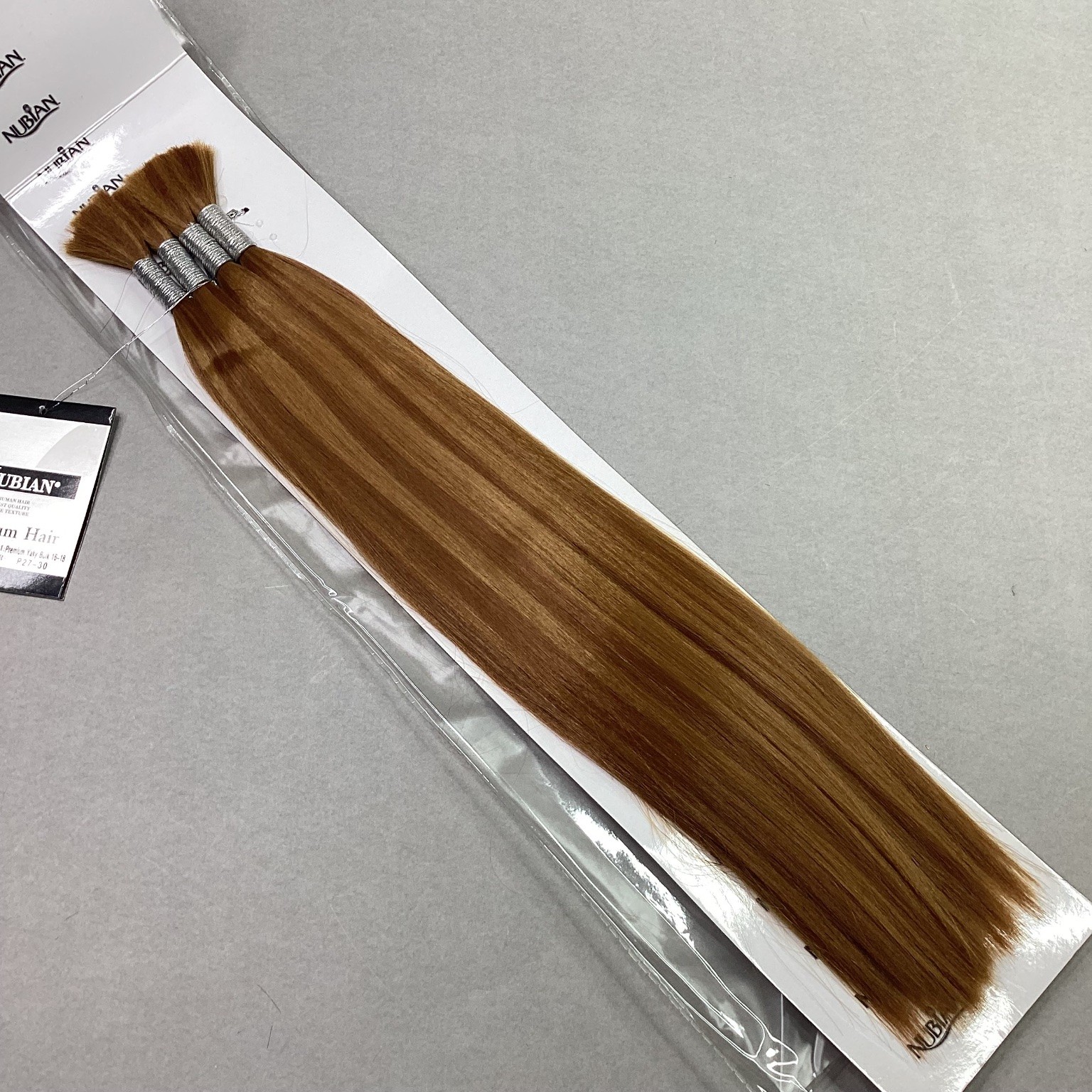 NUBIAN Premium Human Hair Yaky Bulk 16-18 P27-30 Hair Extensions
