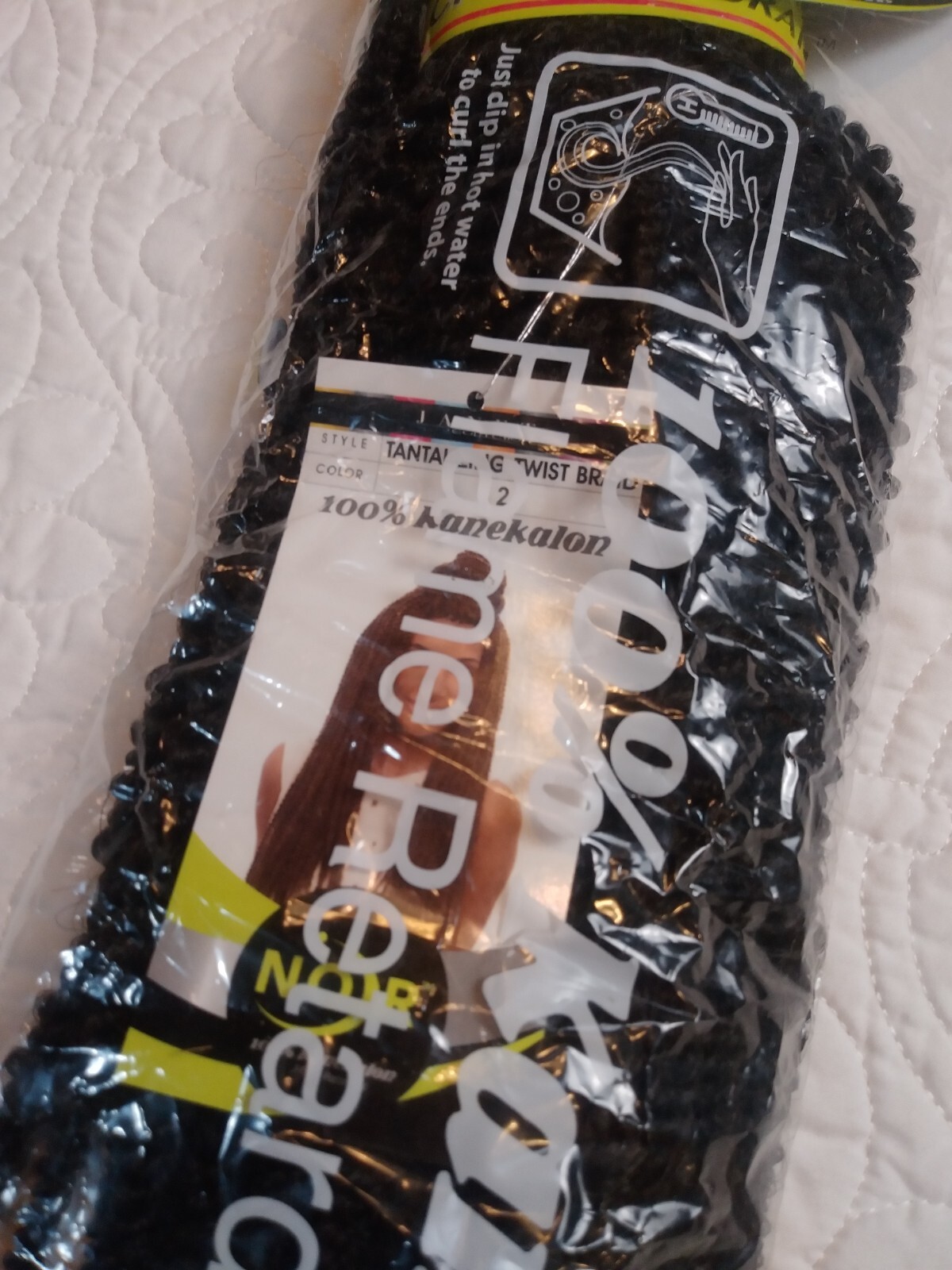 Noir 100% Kanekalon Tantalizing Twist (senegal) Braid ( Color #2) Janet Collect