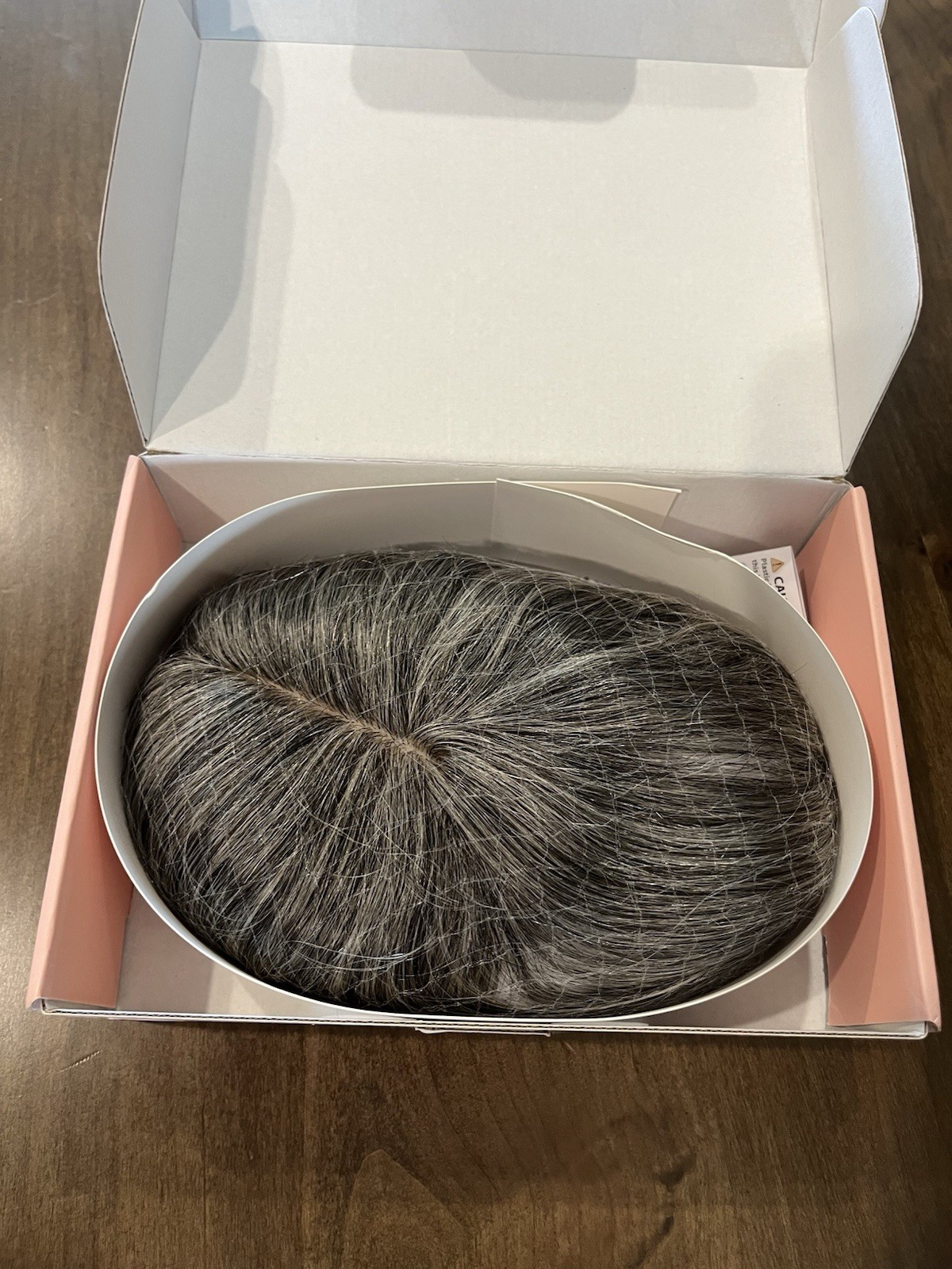 Rich Choices Hair Topper For Women-100% Human Hair-No Bangs-Salt And pepper