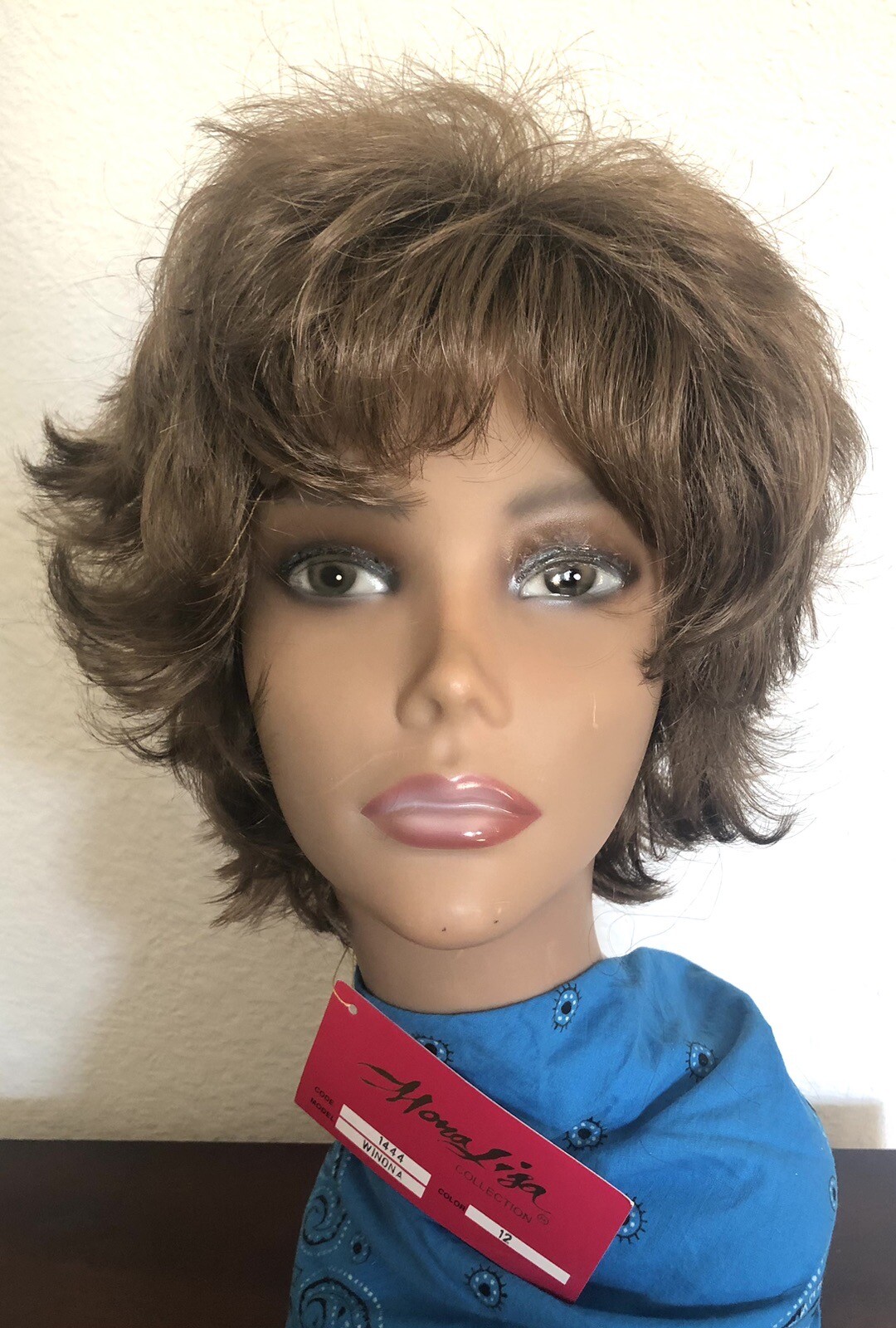 Retro (mid 1990s) Mona Lisa “Winona” Wig 1444 Color 12, New, READ DESCRIPTION