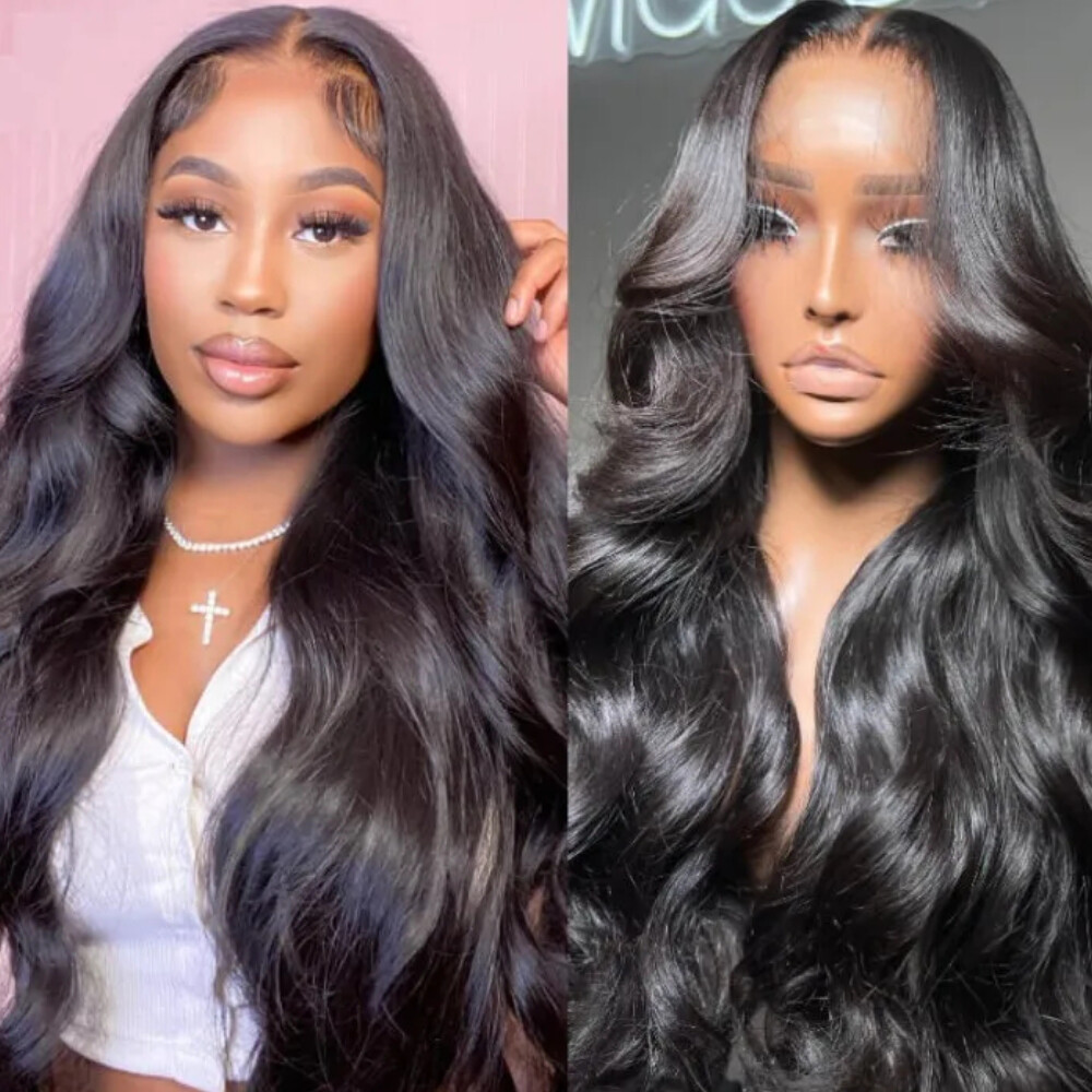 UNice Cambodian Glueless Wear and Go Wig Body Wave Lace Front Human Hair Wig 12A