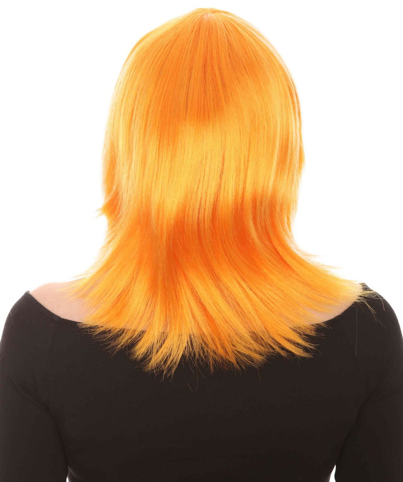 Shoulder Length Bob with Side Bangs Party Wig, Halloween Wig, Multiple Colors