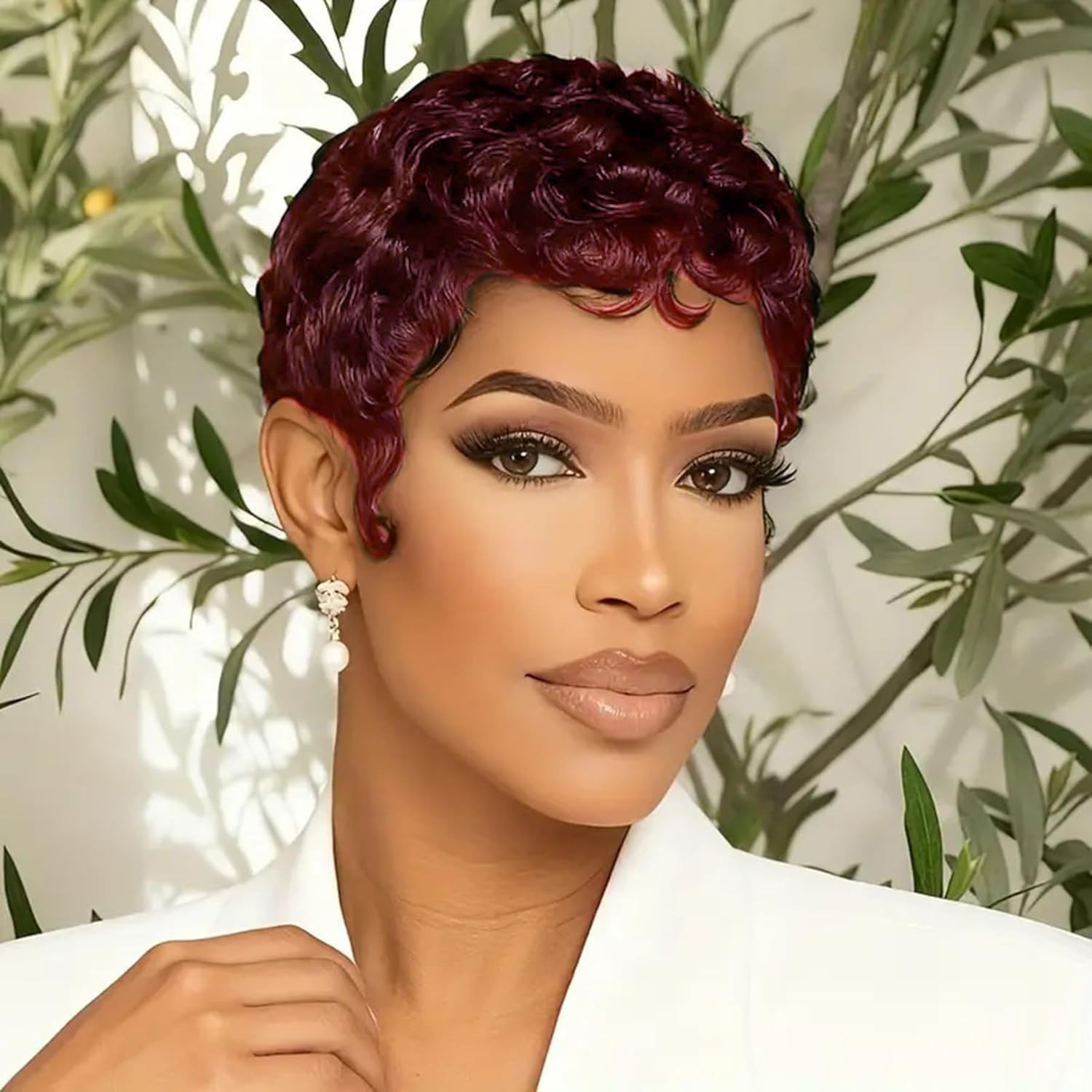 Pixie Cut Wig Human Hair for Black Women Short Pixie Cut Wigs 100% Real Human Ha