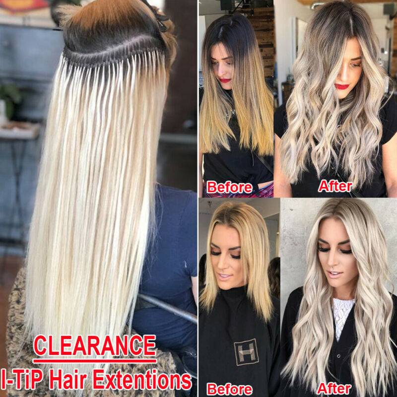 200 Strands I Tip Stick Pre-bonded Keratin 100% Remy Human Hair Extensions THICK