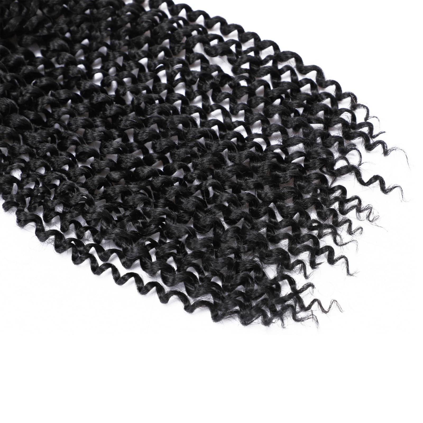 18″ Passion Twist Crochet Hair – 7 Packs Water Wave Bohemian Curly Braids for Bu