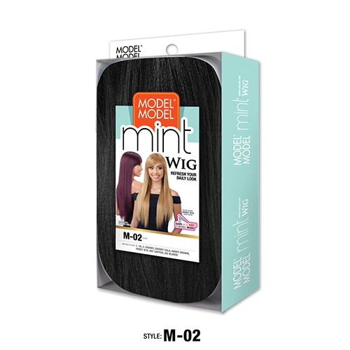 Straight with Swoop bang style wig in special colors-M-02