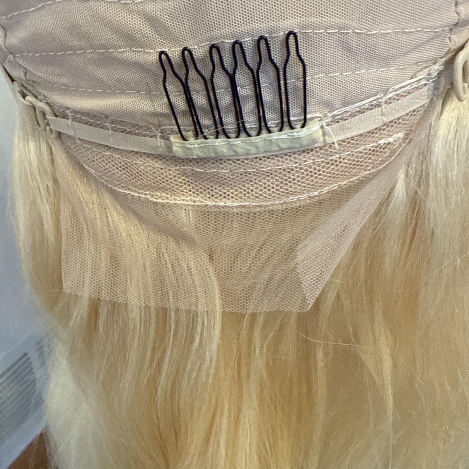 Human Hair Wig | 27” Light| Golden Blonde Highlight’s Lace Cap No Tags 144