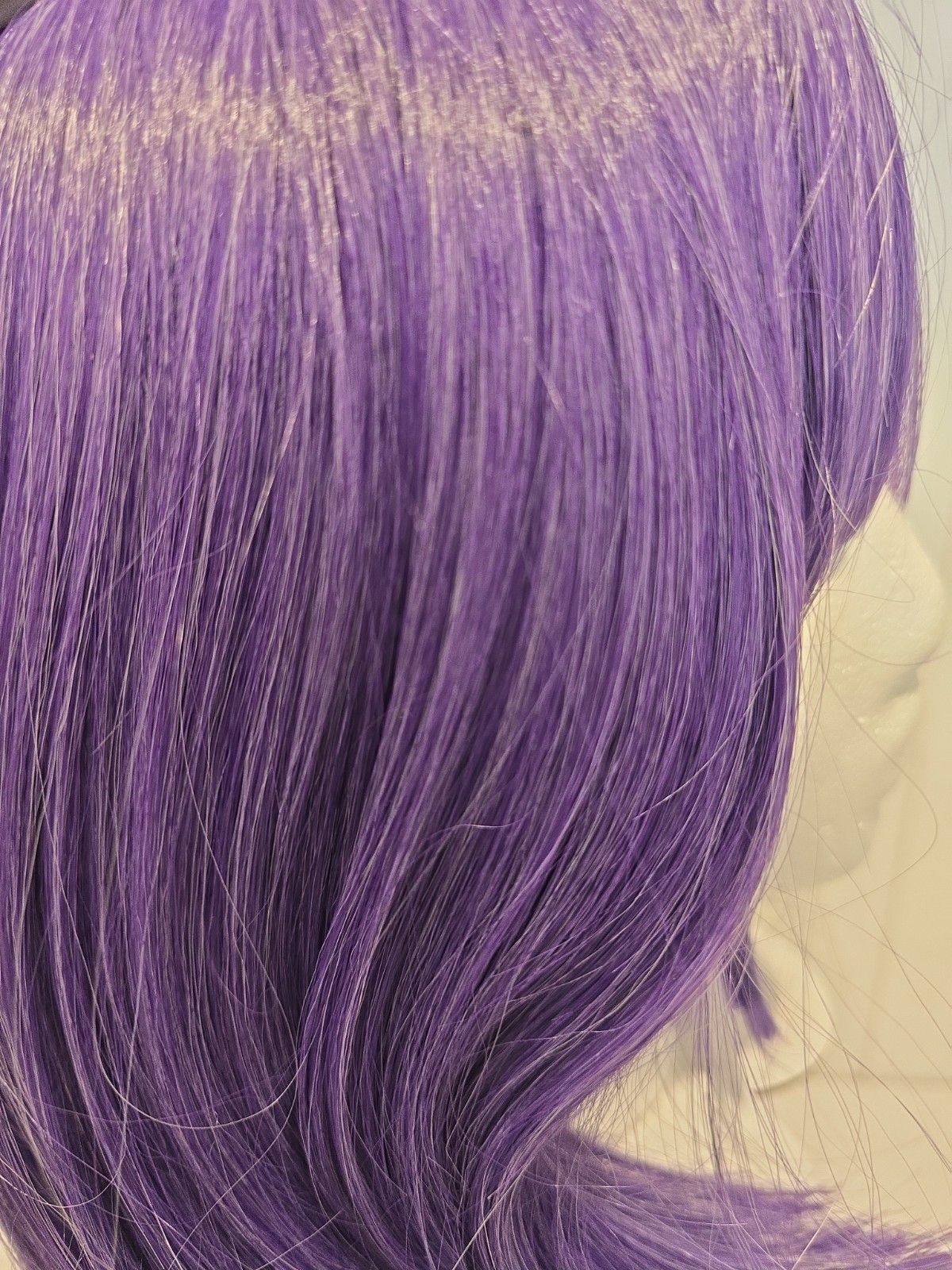 Wild Cos 12 Inch Straight Synthetic Cosplay Wig For Women Violet
