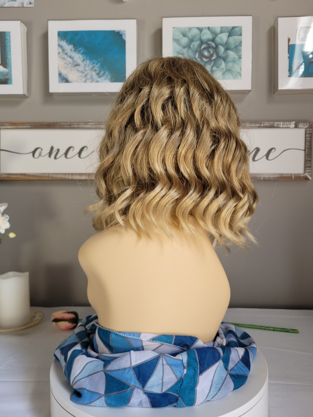 JULIE Alex Couture SPRING HONEY-R Lace Front Spiral Barrel Curls Soft Lob Wig