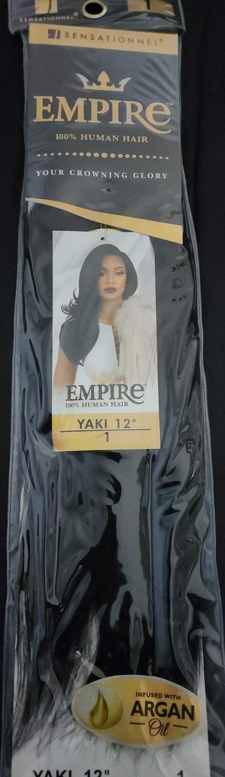EMPIRE YAKI – SENSATIONNEL 100% HUMAN REMY HAIR SOFT YAKY WEAVE W/ ARGAN OIL