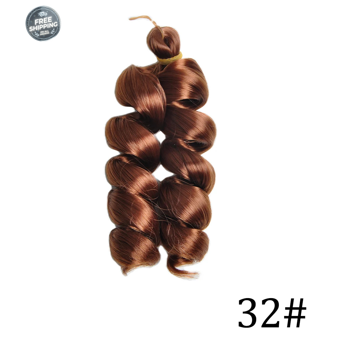 Bouncy Loose Curly Pre Stretched Braiding Hair Synthetic Easy Braid Crochet