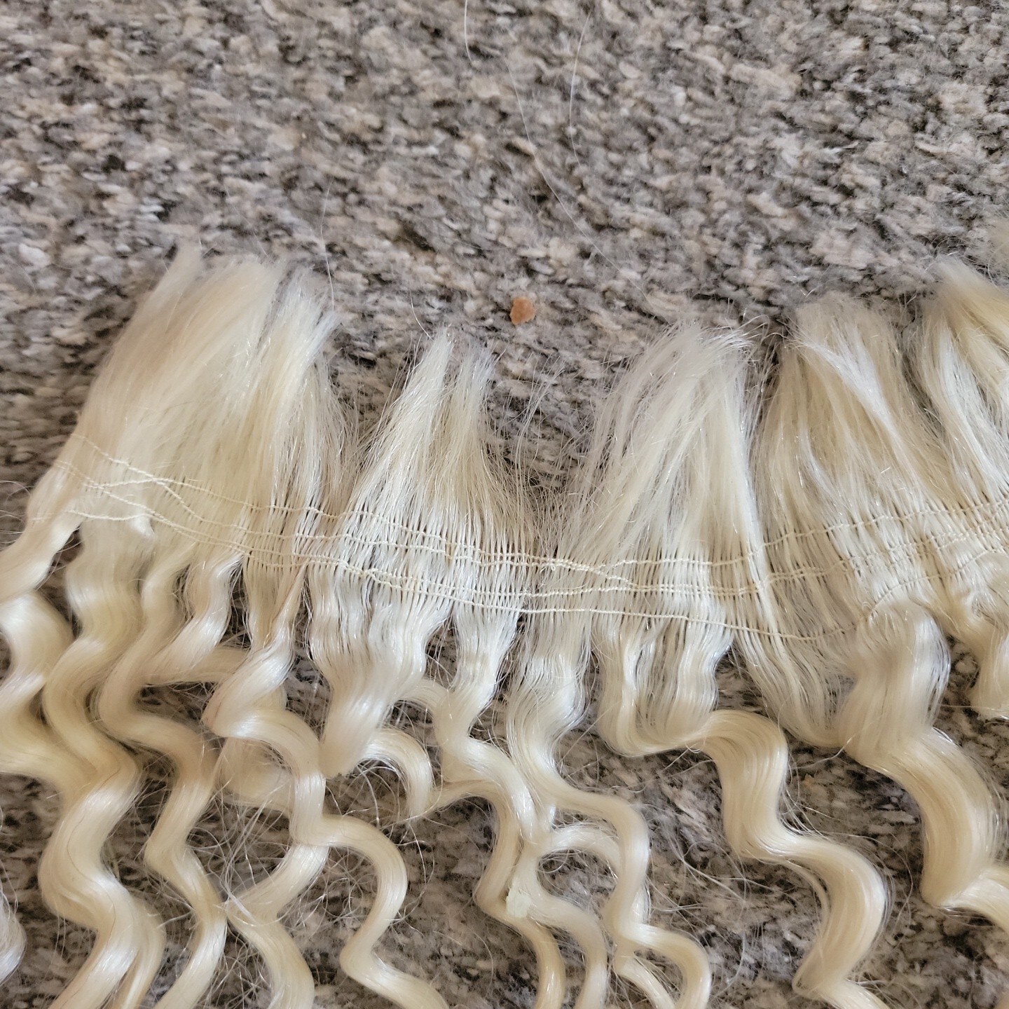 Synthetic Curl Crochet Hair Extension for Women Curly Blonde Braids