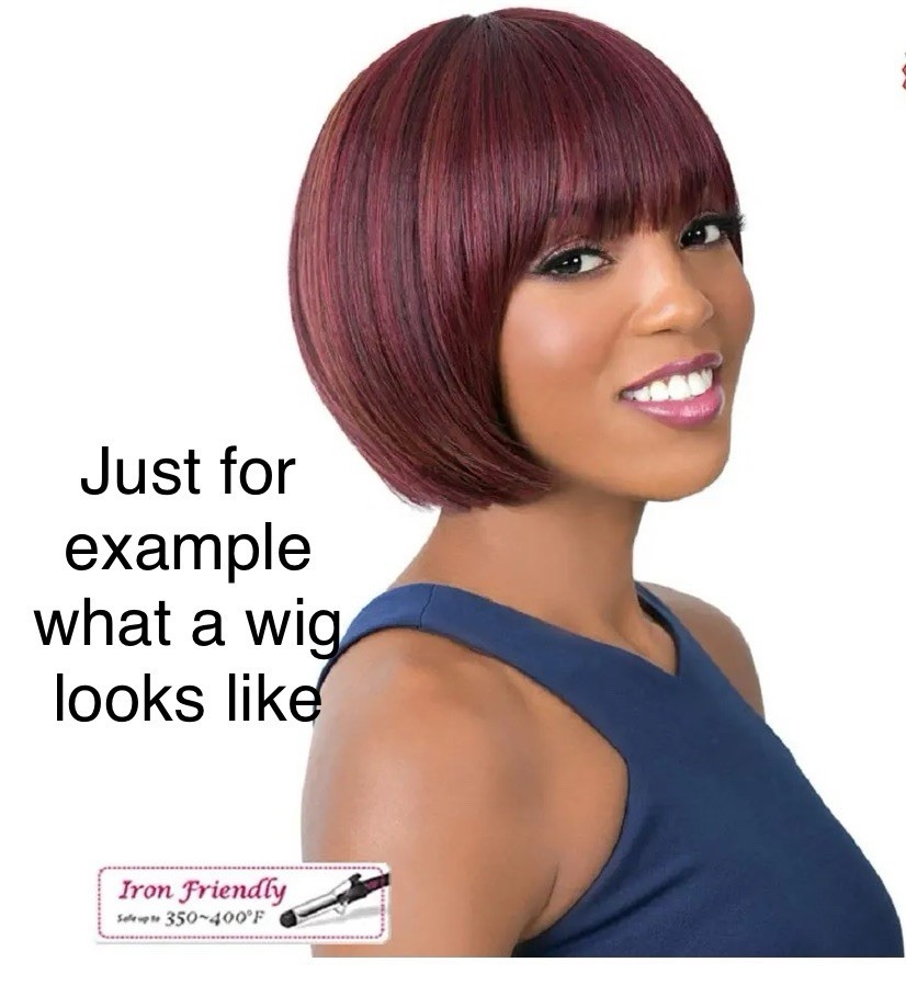 It’s a Wig! Synthetic Straight Hair Wig Bob Style : BOCUT-3 Color P4/30