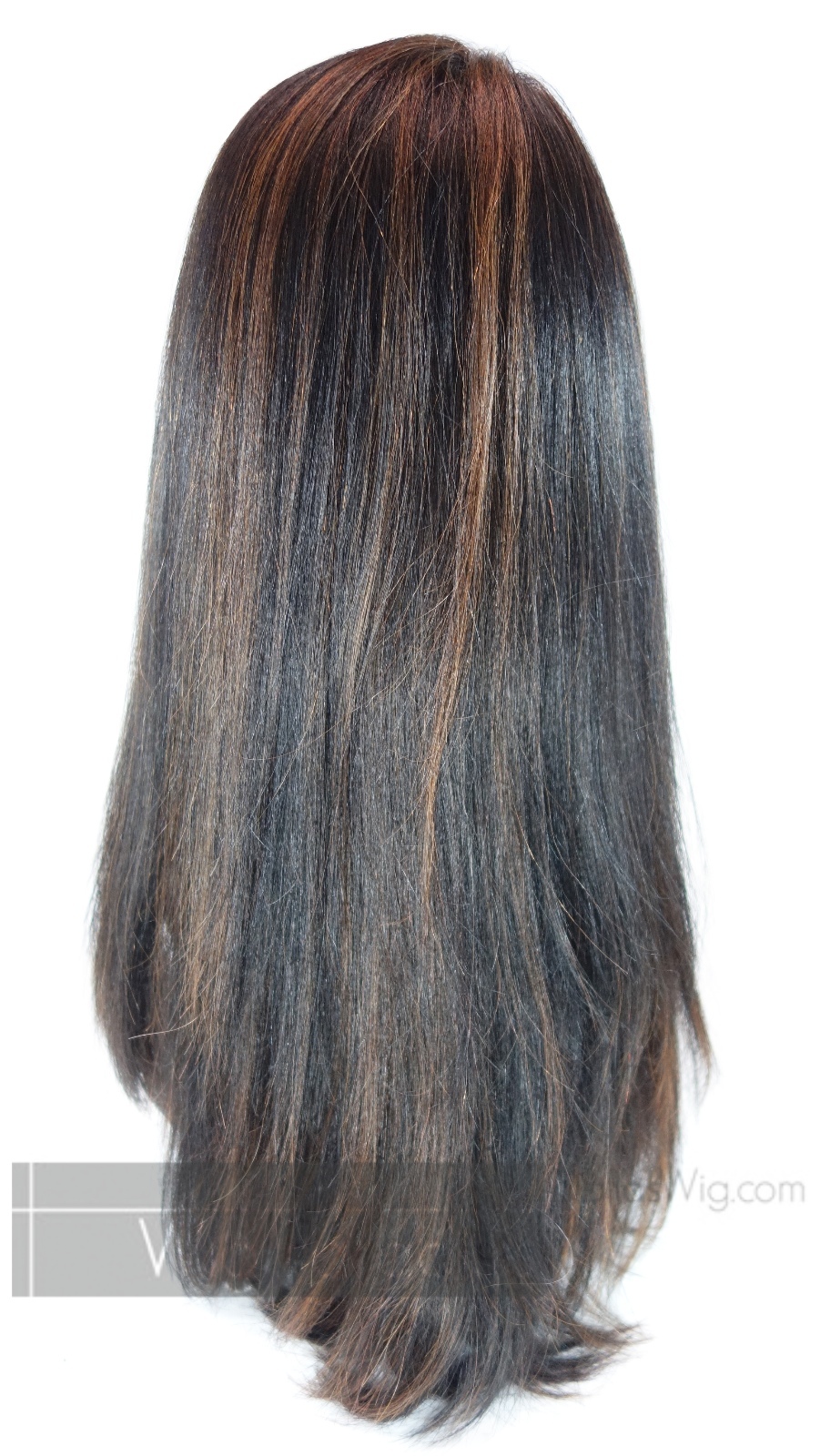 SALE Straight Silhouette 100% Pure Human Hair Tangle Free 3/4 Diamond Wig