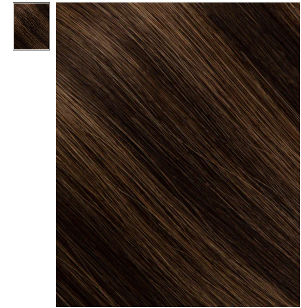 Bellami Flex weft 24 INCH 175g BROWN COLLECTION.