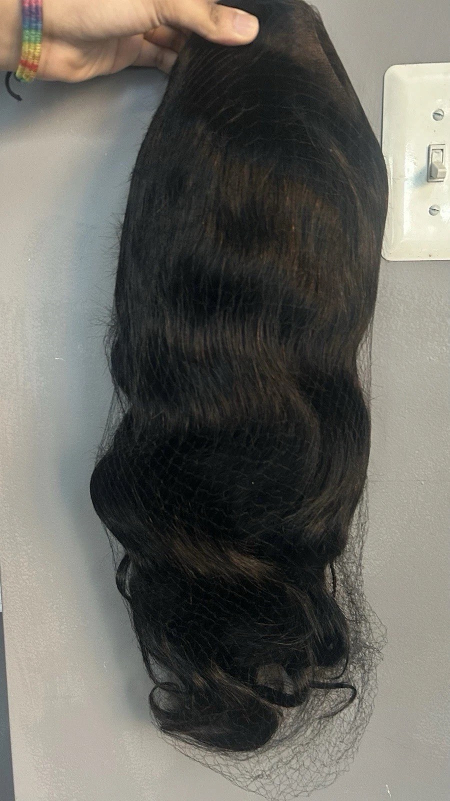 13*4 22inch 190% Density Body wave Full Lace frontal wig.