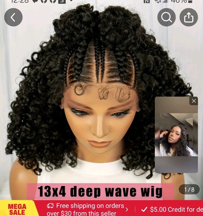 Full LACE multi color human hair blend locs (colors optional)