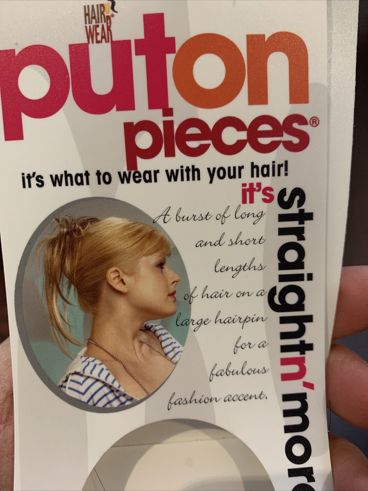 HAIR U WEAR PUTON PIECES Straightn’ More Pinup R1/R/4/R6 Deep Brown & Black Trio