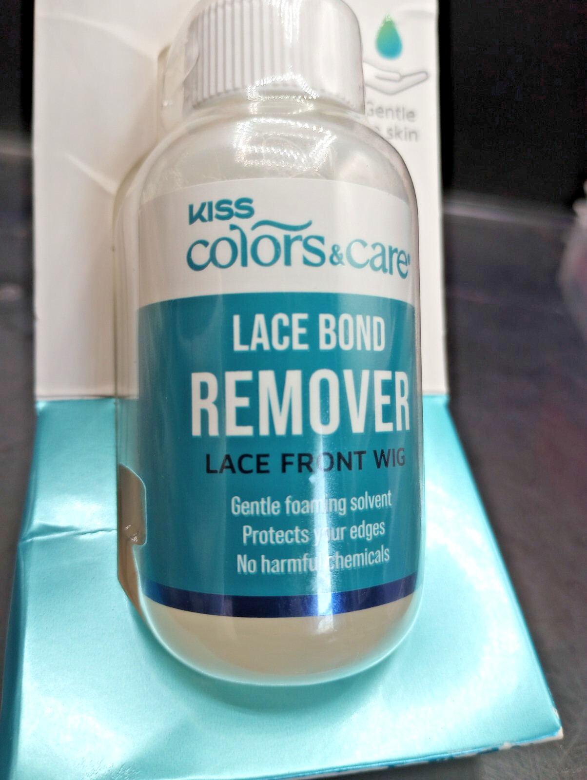 KISS Colors & Care Lace Bond Remover – Lace Front Wig – Gentle Foaming Solution