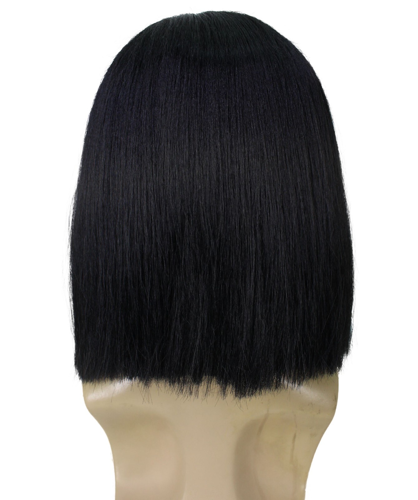 HPO Adult Men’s Black Middle-Parted Demon Hunter Anime Wig, HM-1640