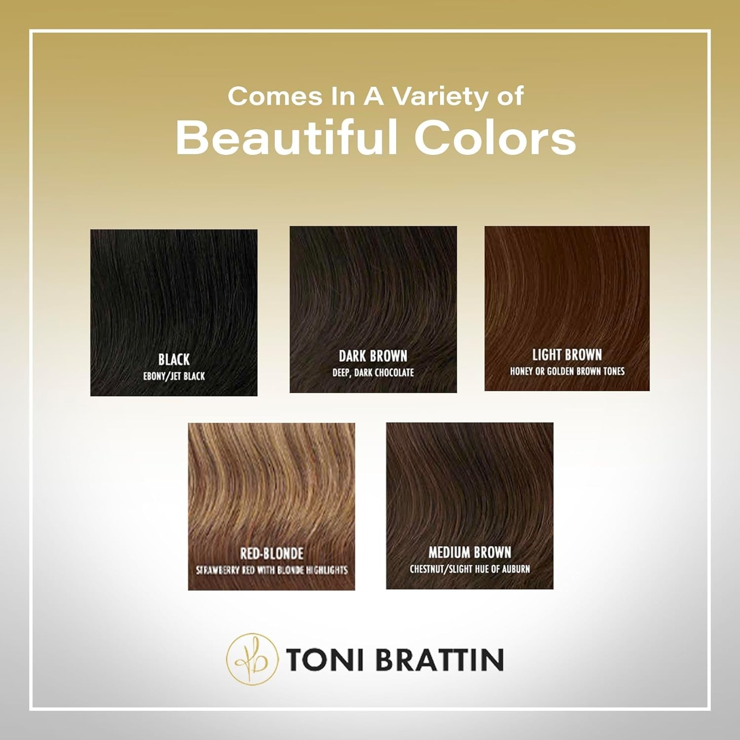 Toni Brattin Wig – Red Blonde Lace Front Shoulder Length Curls COLOR IN PHOTOS