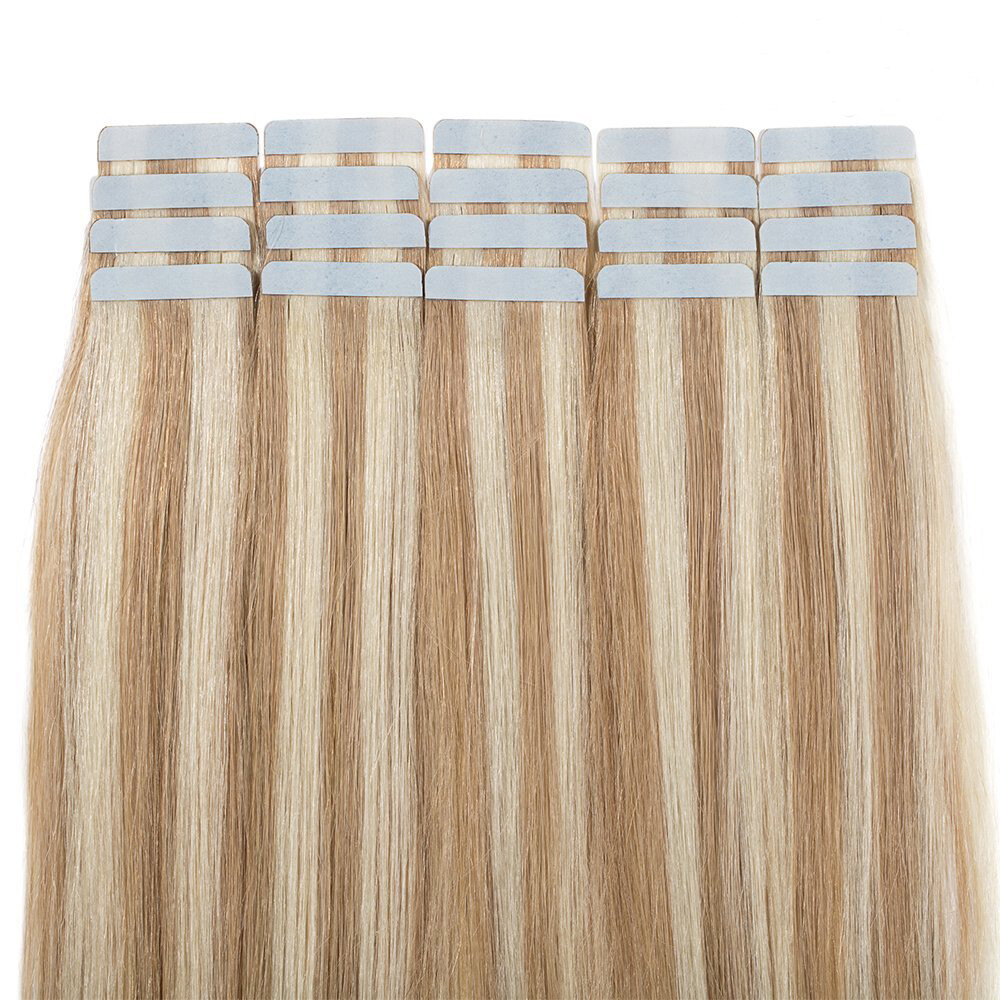 Seamless Super Tape in Human Hair Extensions Skin Weft Straight Remy Hair Thick