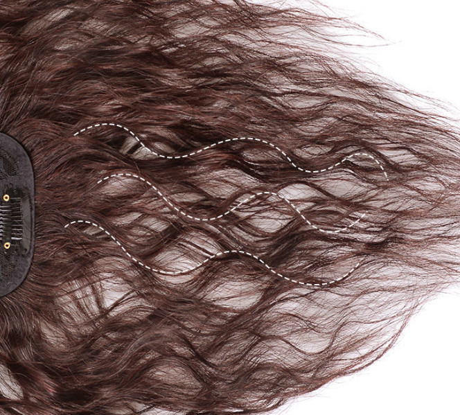 Kinky Curly 100% Human Hair Toppers for Women with Thinning Clip in Hairpieces