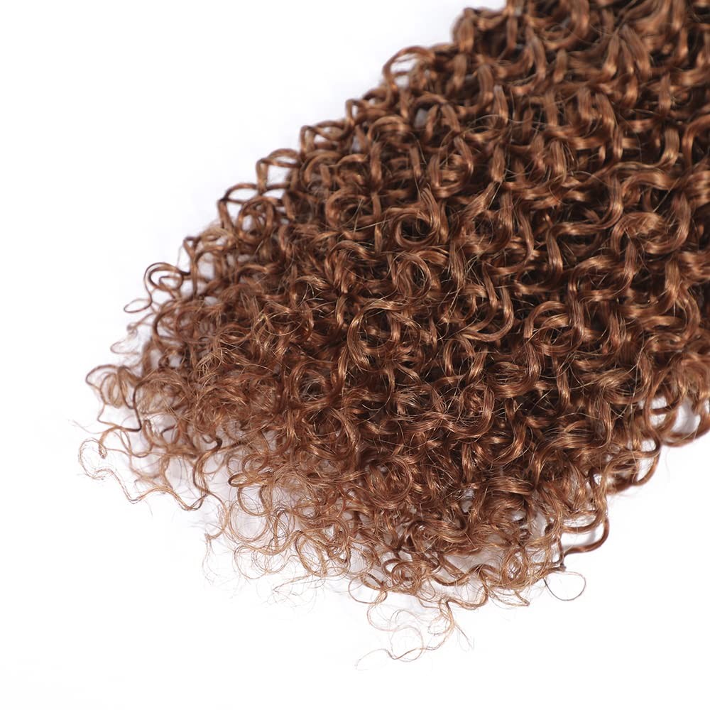 Color 30 Human Hair Bundles Light Brown Water Wave Bundle 24 26 28 Inch