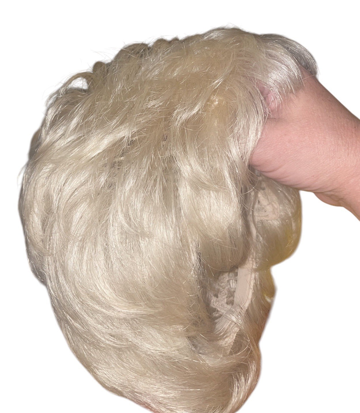 Aspen Short Blonde Pixie Wig Synthetic Straight Layered Classic Cap Free-Part