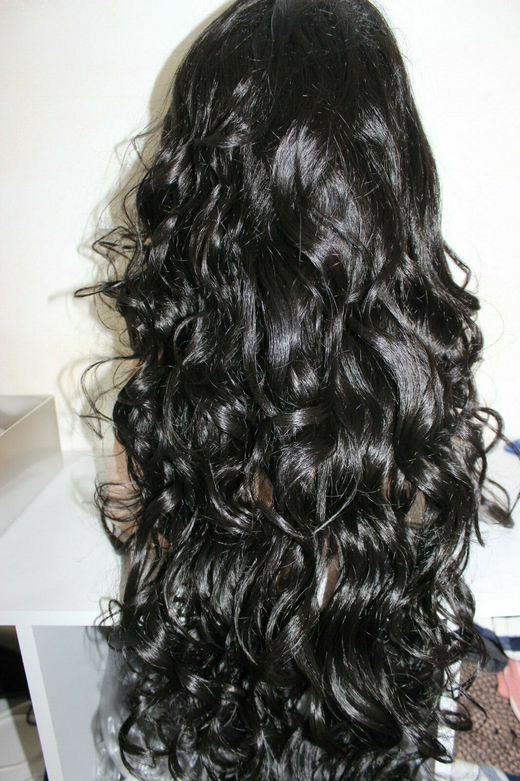 Wig Pro Collection Synthetic Long Wavy Wig 32 inches Bianca color 2 dark brown