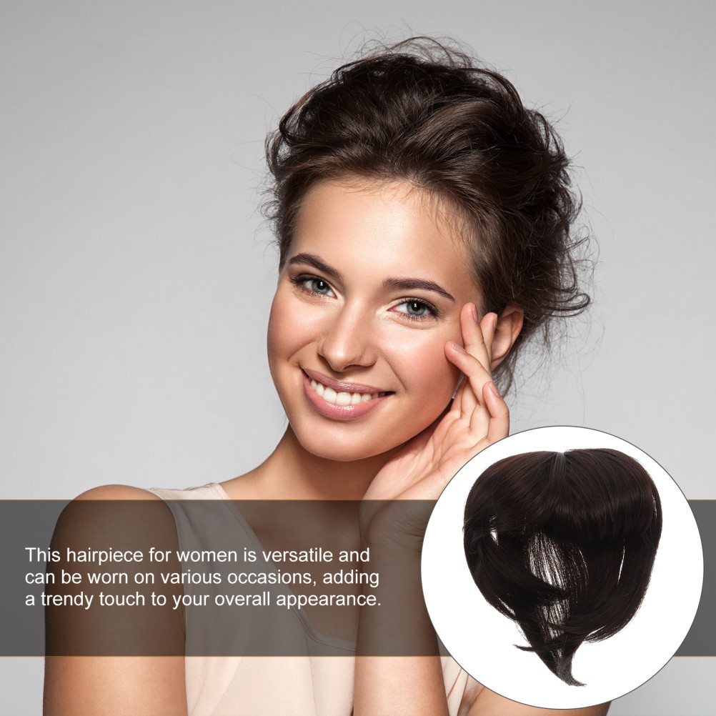 Hair Volume Topper High Temperature Fiber 1Set 7.9×5.1×5.1in