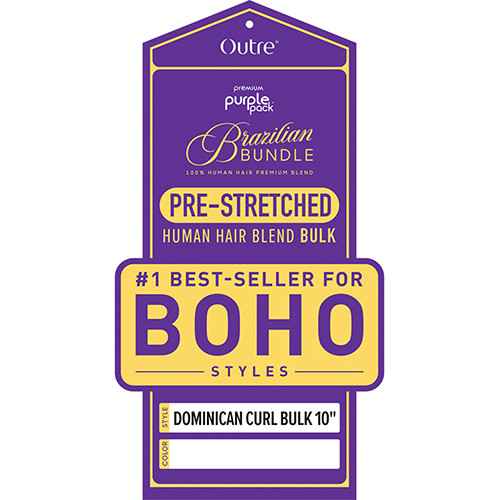 Purple pack brazilian – Prestretched Dominican Curl Bulk